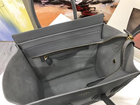 Celine Luggage Micro Tote Bag Original Leather CLY33081M Deep Grey Celine Luggage Micro Tote Bag Original Leather CLY33081M Deep Grey