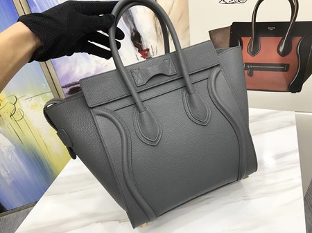 Celine Luggage Micro Tote Bag Original Leather CLY33081M Deep Grey Celine Luggage Micro Tote Bag Original Leather CLY33081M Deep Grey