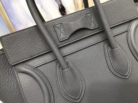 Celine Luggage Micro Tote Bag Original Leather CLY33081M Deep Grey Celine Luggage Micro Tote Bag Original Leather CLY33081M Deep Grey