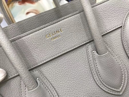 Celine Luggage Micro Tote Bag Original Leather CLY33081M Grey Celine Luggage Micro Tote Bag Original Leather CLY33081M Grey