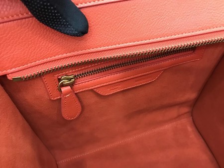 Celine Luggage Micro Tote Bag Original Leather CLY33081M Orange Celine Luggage Micro Tote Bag Original Leather CLY33081M Orange