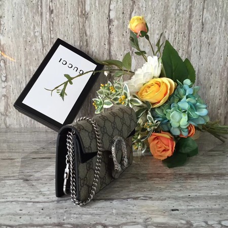 Gucci Dionysus GG Supreme Super mini Bag 476432 Black Gucci Dionysus GG Supreme Super mini Bag 476432 Black