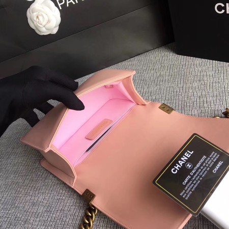 Boy Chanel Flap Shoulder Bag Sheepskin Leather A67085 Pink Boy Chanel Flap Shoulder Bag Sheepskin Leather A67085 Pink