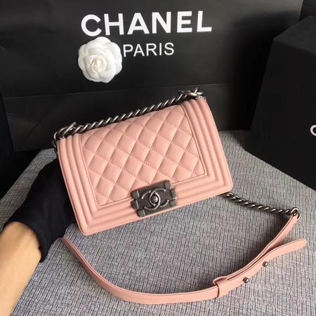 Boy Chanel Flap Shoulder Bag Sheepskin Leather A67085 Pink Boy Chanel Flap Shoulder Bag Sheepskin Leather A67085 Pink