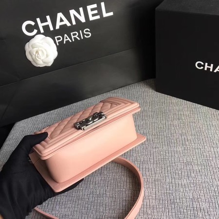 Boy Chanel Flap Shoulder Bag Sheepskin Leather A67085 Pink Boy Chanel Flap Shoulder Bag Sheepskin Leather A67085 Pink