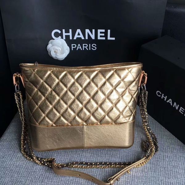 Chanel Gabrielle Shoulder Bag Original Calfskin Leather A93842 Gold Chanel Gabrielle Shoulder Bag Original Calfskin Leather A93842 Gold