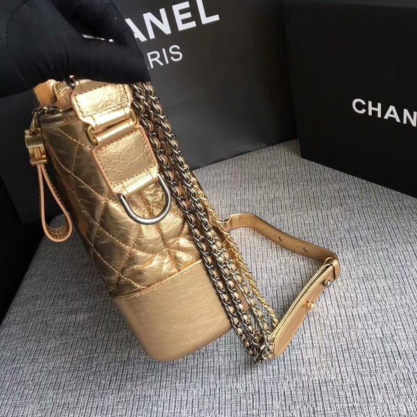 Chanel Gabrielle Shoulder Bag Original Calfskin Leather A93842 Gold Chanel Gabrielle Shoulder Bag Original Calfskin Leather A93842 Gold