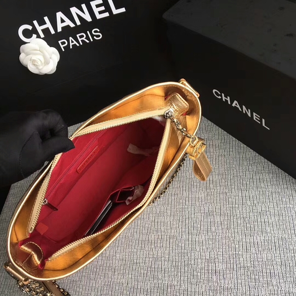 Chanel Gabrielle Shoulder Bag Original Calfskin Leather A93842 Gold Chanel Gabrielle Shoulder Bag Original Calfskin Leather A93842 Gold