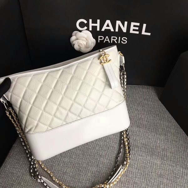 Chanel Gabrielle Shoulder Bag Original Calfskin Leather A93842 White Chanel Gabrielle Shoulder Bag Original Calfskin Leather A93842 White