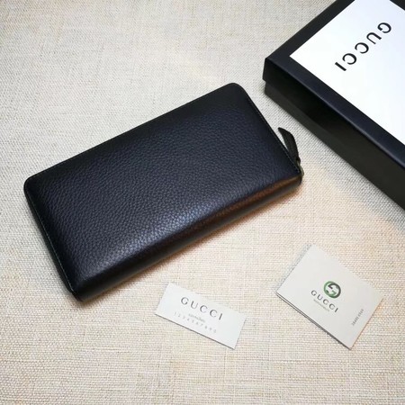 Gucci Leather Zip Around Wallet 456117 Black Gucci Leather Zip Around Wallet 456117 Black