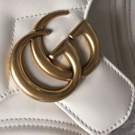 Gucci GG Marmont Small Top Handle Bag 498110 White Gucci GG Marmont Small Top Handle Bag 498110 White