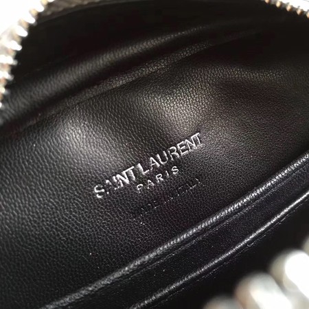 Yves Saint Laurent Monogram Leather Bag Y5804 Grey Yves Saint Laurent Monogram Leather Bag Y5804 Grey