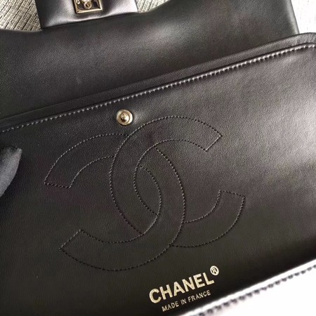 Chanel Classic Flap Bag Original Leather A1113 Black Chanel Classic Flap Bag Original Leather A1113 Black