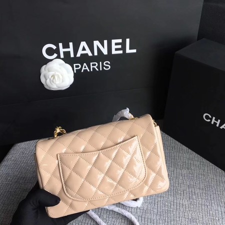 Chanel Classic Flap mini Bag Original Leather A1117 Apricot Chanel Classic Flap mini Bag Original Leather A1117 Apricot
