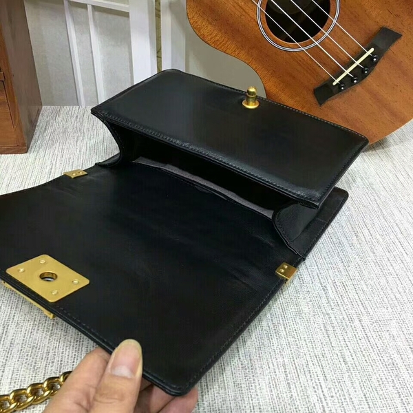 Boy Chanel Flap Shoulder Bag Sheepskin Leather 67086A Black Boy Chanel Flap Shoulder Bag Sheepskin Leather 67086A Black