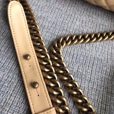 Boy Chanel Flap Bags Original Sheepskin Leather A67088 Apricot Boy Chanel Flap Bags Original Sheepskin Leather A67088 Apricot