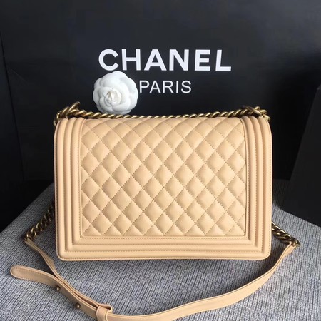 Boy Chanel Flap Bags Original Sheepskin Leather A67088 Apricot Boy Chanel Flap Bags Original Sheepskin Leather A67088 Apricot