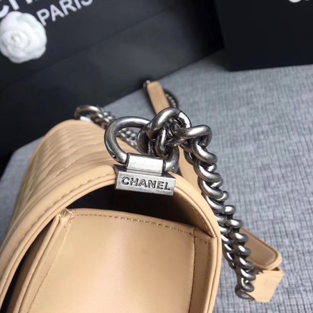 Boy Chanel Flap Bags Original Sheepskin Leather A67088 Apricot Boy Chanel Flap Bags Original Sheepskin Leather A67088 Apricot