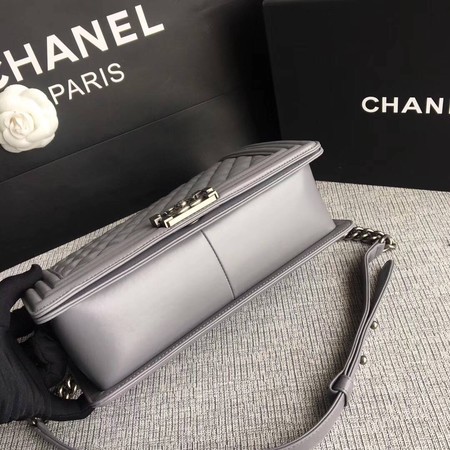 Boy Chanel Flap Bags Original Sheepskin Leather A67088 Grey Boy Chanel Flap Bags Original Sheepskin Leather A67088 Grey