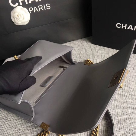 Boy Chanel Flap Bags Original Sheepskin Leather A67088 Grey Boy Chanel Flap Bags Original Sheepskin Leather A67088 Grey