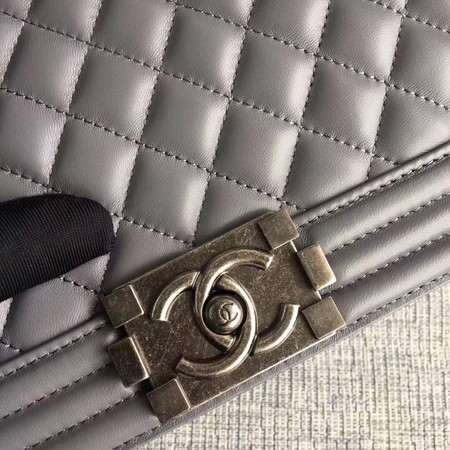 Boy Chanel Flap Bags Original Sheepskin Leather A67088 Grey Boy Chanel Flap Bags Original Sheepskin Leather A67088 Grey