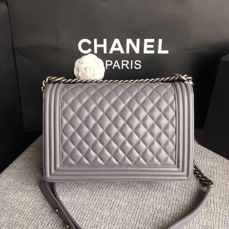 Boy Chanel Flap Bags Original Sheepskin Leather A67088 Grey Boy Chanel Flap Bags Original Sheepskin Leather A67088 Grey