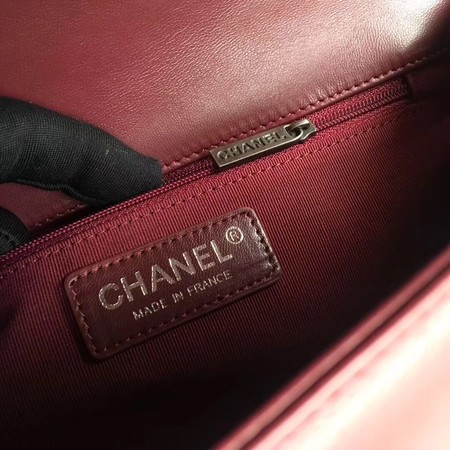 Boy Chanel Flap Bags Original Sheepskin Leather A67088 Wine Boy Chanel Flap Bags Original Sheepskin Leather A67088 Wine