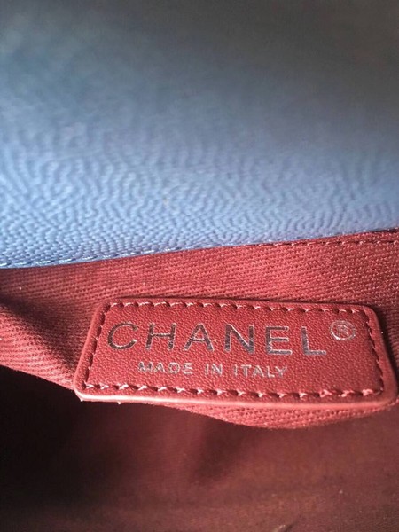 Chanel Classic Top Handle Bag Blue Original Leather A92292 Gold Chanel Classic Top Handle Bag Blue Original Leather A92292 Gold