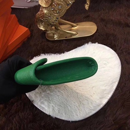 Hermes Togo Leather Clutch H88017 Green Hermes Togo Leather Clutch H88017 Green