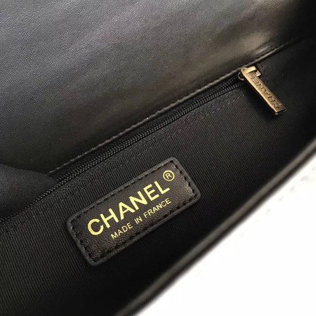 Boy Chanel Flap Shoulder Bag Black Original Sheepskin Leather A67087 Gold Boy Chanel Flap Shoulder Bag Black Original Sheepskin Leather A67087 Gold