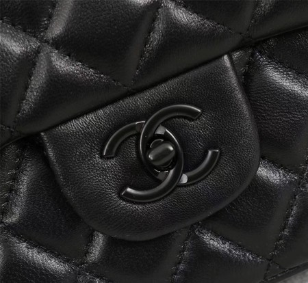 Chanel Maxi Classic Flap Bag Sheepskin Leather A58601 Black Chanel Maxi Classic Flap Bag Sheepskin Leather A58601 Black