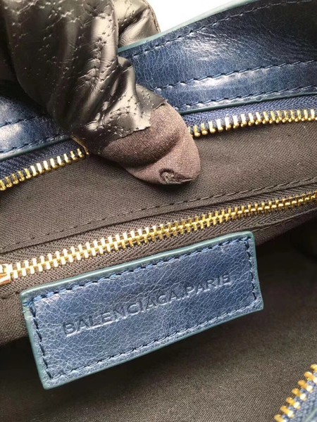 Balenciaga Giant City Gold Studs Handbag 084333 Blue Balenciaga Giant City Gold Studs Handbag 084333 Blue