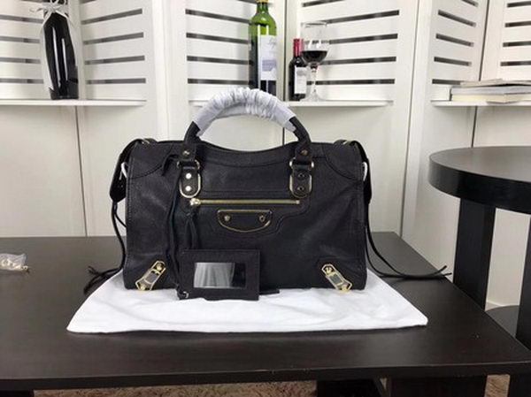 Balenciaga Giant City Gold Studs Handbag B084334 Black Balenciaga Giant City Gold Studs Handbag B084334 Black