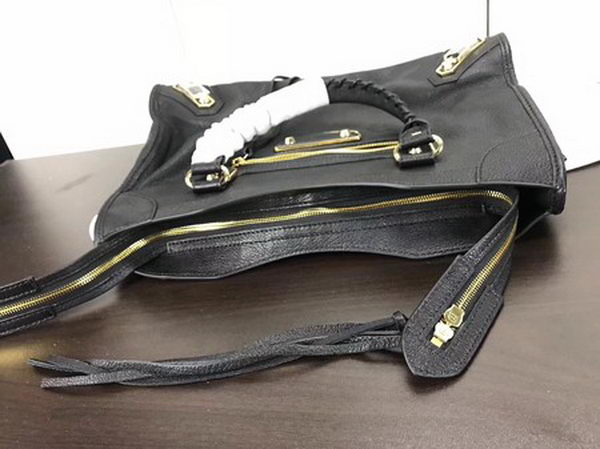 Balenciaga Giant City Gold Studs Handbag B084334 Black Balenciaga Giant City Gold Studs Handbag B084334 Black