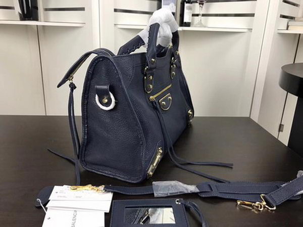 Balenciaga Giant City Gold Studs Handbag B084334 Blue Balenciaga Giant City Gold Studs Handbag B084334 Blue