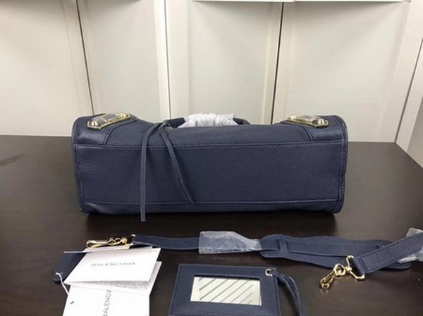 Balenciaga Giant City Gold Studs Handbag B084334 Blue Balenciaga Giant City Gold Studs Handbag B084334 Blue