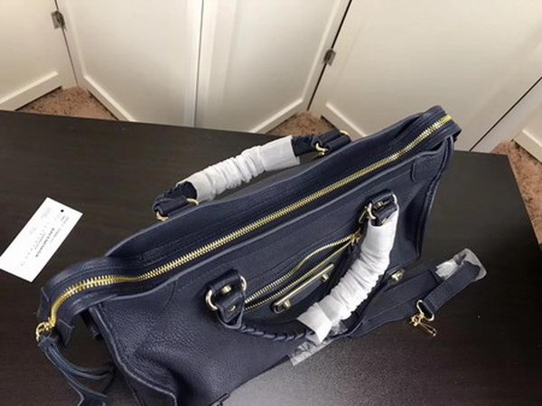 Balenciaga Giant City Gold Studs Handbag B084334 Blue Balenciaga Giant City Gold Studs Handbag B084334 Blue