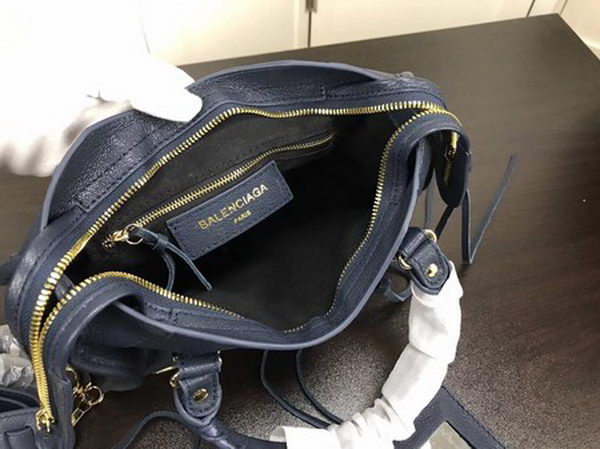 Balenciaga Giant City Gold Studs Handbag B084334 Blue Balenciaga Giant City Gold Studs Handbag B084334 Blue