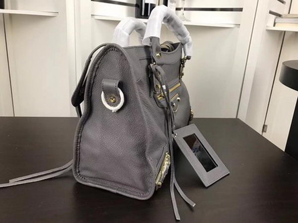 Balenciaga Giant City Gold Studs Handbag B084334 Grey Balenciaga Giant City Gold Studs Handbag B084334 Grey