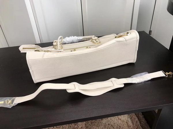 Balenciaga Giant City Gold Studs Handbag B084334 OffWhite Balenciaga Giant City Gold Studs Handbag B084334 OffWhite