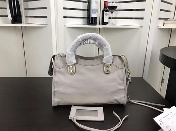 Balenciaga Giant City Gold Studs Handbag B084335 Light Grey Balenciaga Giant City Gold Studs Handbag B084335 Light Grey