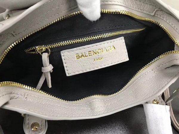 Balenciaga Giant City Gold Studs Handbag B084335 Light Grey Balenciaga Giant City Gold Studs Handbag B084335 Light Grey