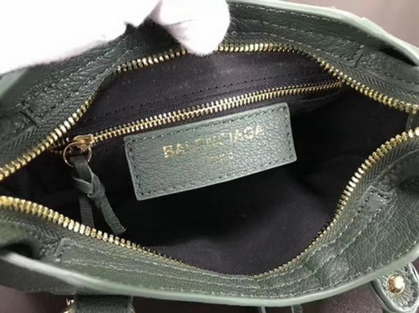 Balenciaga Giant City Gold Studs Handbag B084336 Green Balenciaga Giant City Gold Studs Handbag B084336 Green