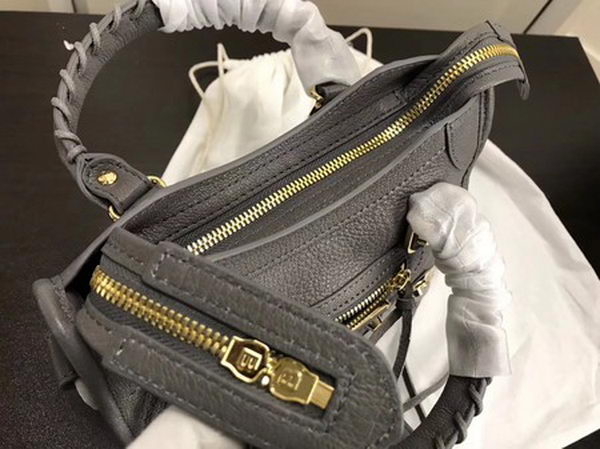 Balenciaga Giant City Gold Studs Handbag B084336 Grey Balenciaga Giant City Gold Studs Handbag B084336 Grey