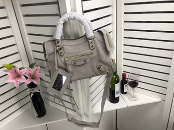Balenciaga Giant City Gold Studs Handbag B084336 Light Grey Balenciaga Giant City Gold Studs Handbag B084336 Light Grey