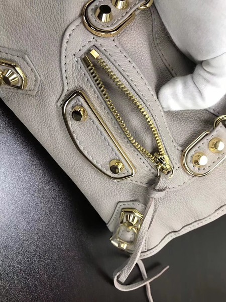 Balenciaga Giant City Gold Studs Handbag B084336 Light Grey Balenciaga Giant City Gold Studs Handbag B084336 Light Grey