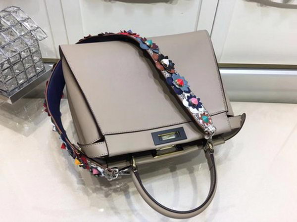 Fendi Peekaboo Small Bag Calfskin Leather FD26796 Apricot Fendi Peekaboo Small Bag Calfskin Leather FD26796 Apricot