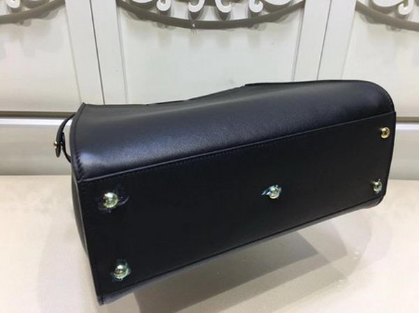 Fendi Peekaboo Small Bag Calfskin Leather FD26796 Black Fendi Peekaboo Small Bag Calfskin Leather FD26796 Black