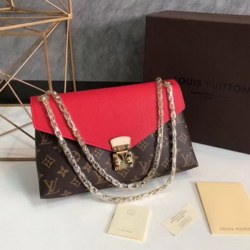Louis Vuitton Monogram Canvas Pallas Chain Cerise M41201 Red Louis Vuitton Monogram Canvas Pallas Chain Cerise M41201 Red