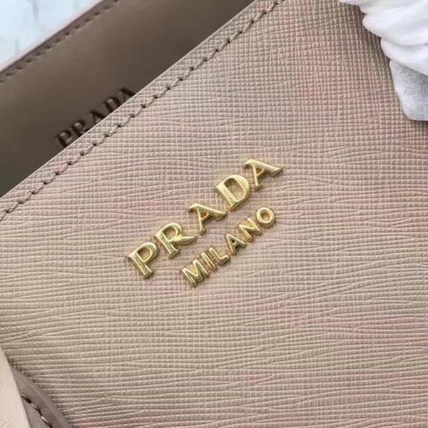 Prada Bibliotheque Medium Saffiano Top-Handle Tote Bag 1BG088 Apricot Prada Bibliotheque Medium Saffiano Top-Handle Tote Bag 1BG088 Apricot